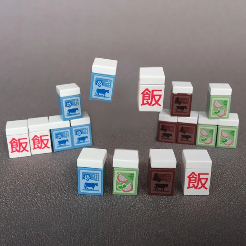 10Pcsset  Food Rice Snack Gourmet Building Blocks Bricks City MOC Scene Figures Accessories Kits DIY Kids Gifts Toys (4)