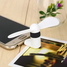 5Pcs USB Fan of Portable OTG Mini Micro USB Large Wind Cooling Fan for Samsung Xiaomi Android Phone Hand Fan