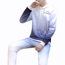 Rlyaeiz бренд спортивный костюм для мужчин пот осень повседневное тонкий с принтом букв толстовки капюшоном+ брюки для девоч