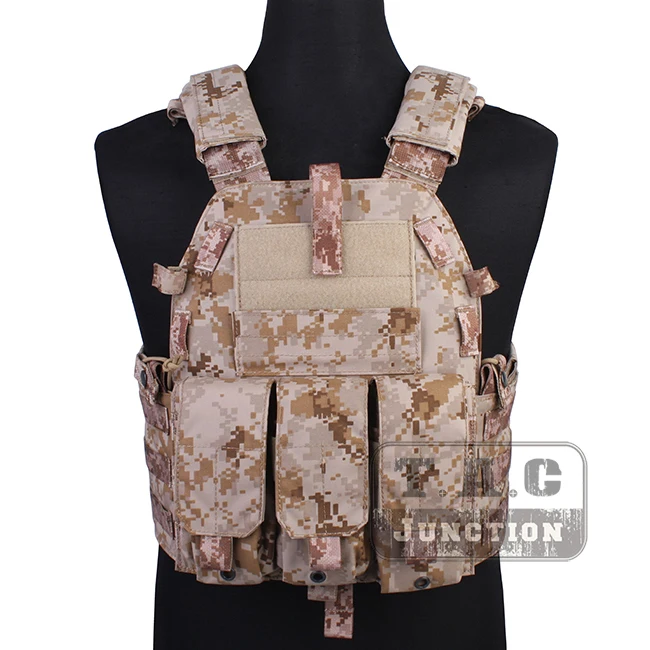 

Emerson Tactical LBT-6094K M4 Plate Carrier EmersonGear LBT 6094K Combat Vest Body Armor MOLLE with M16 Mag Magazine Pouches