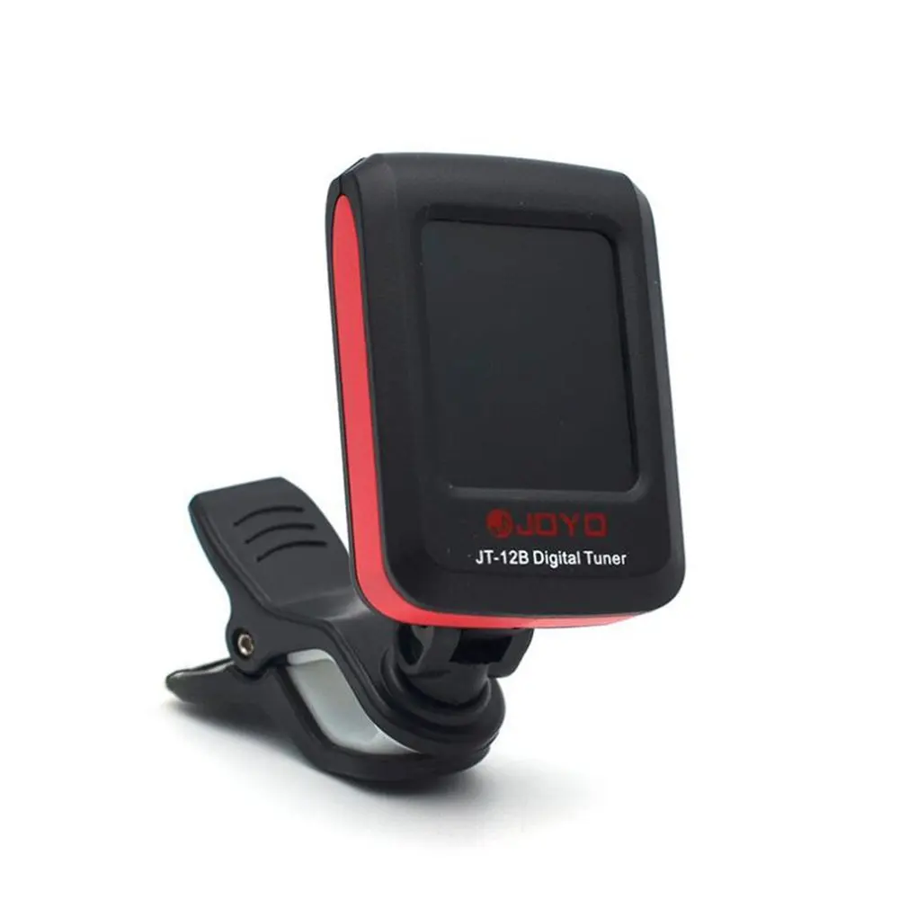 Backlight Electronic Guitar Tuner Digital LCD Screen Clip-On Tuner for Guitar Electronic Acoustic Guitar Bass Violin Ukulele