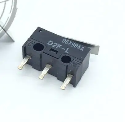 

Free Shipping 50PCS/lot D2F-L D2FL D2F 0.74N Micro switch Travel switch DIP3 best quality.