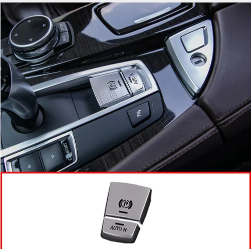 Aluminium Alloy Car Handbrake Cover Trim For BMW 5 Series GT X3/X4/X5/X6 F10 F07 F25 F26 F15 F16 | Автомобили и мотоциклы