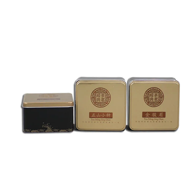 

Xin Jia Yi Packaging Metal Tin Small Square Boxes With Embossed Logo Hot Sale Metal Cases Boxes Big Discount