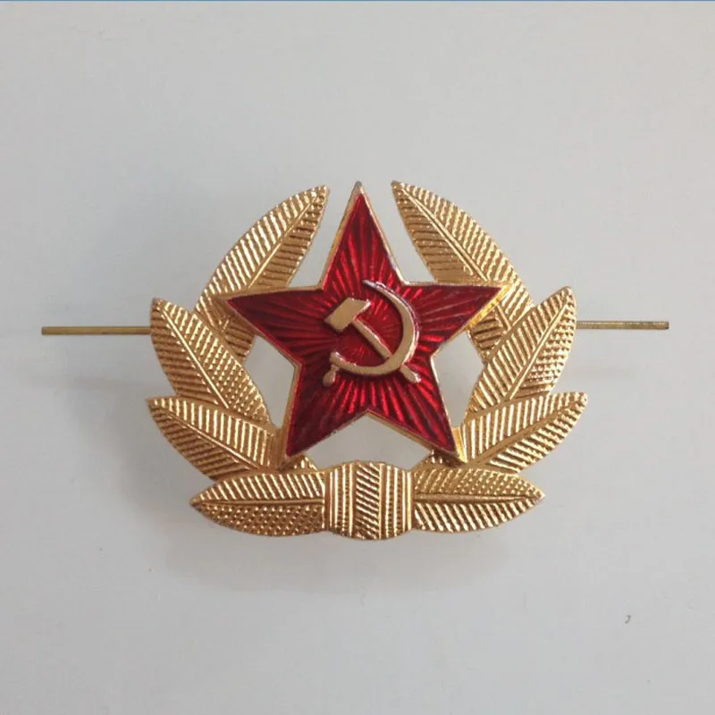 

Russian Original Using Cap Badge Soviet Red Star Communist Party Cockade
