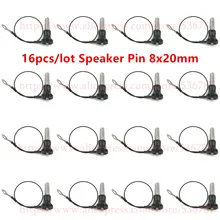 16 шт./партия профессиональный аудио линейный массив Аксессуары 8x20 мм Y0820 штекер динамика для сабвуфера DJ миксер консольная часть монитора Woofe
