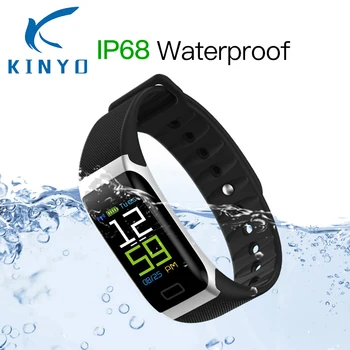 

Smart Bracelet IP68 Waterproof Blood Pressure Monitor Fitness Bracelet Activity Tracker Smart Band Smartband Pedometer Wristband