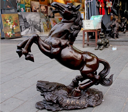 

B0601 421Copper horse decoration extra large copper opening gifts decoration statue