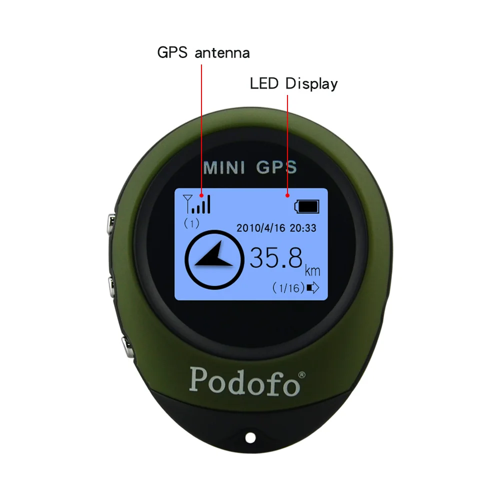 GPS трекер G0077 портативный мини брелок с для путешествий и занятий спортом на