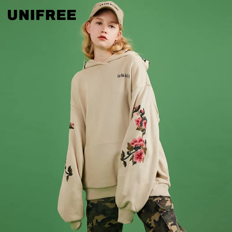 UNIFREE 2019 осеннее Новое поступление ленивый свитер от ветра женская Свободная