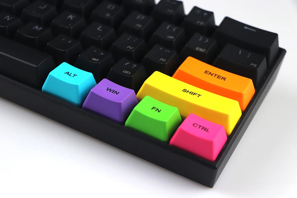 subbed colorido keycaps modificador para diy jogo