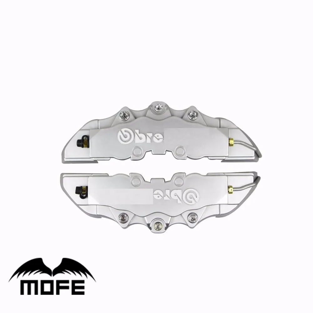7.19 Mofe 4 Pcs Silver Color Brake Caliper Cover ABS Plastic Car
