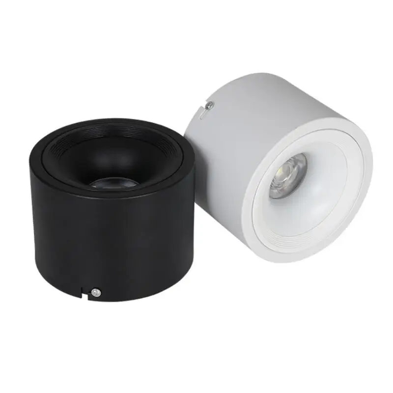 

Round COB LED Downlights 15W Surface Mounted LED Ceiling Lamps Spot Light LED Downlights AC85V-265V