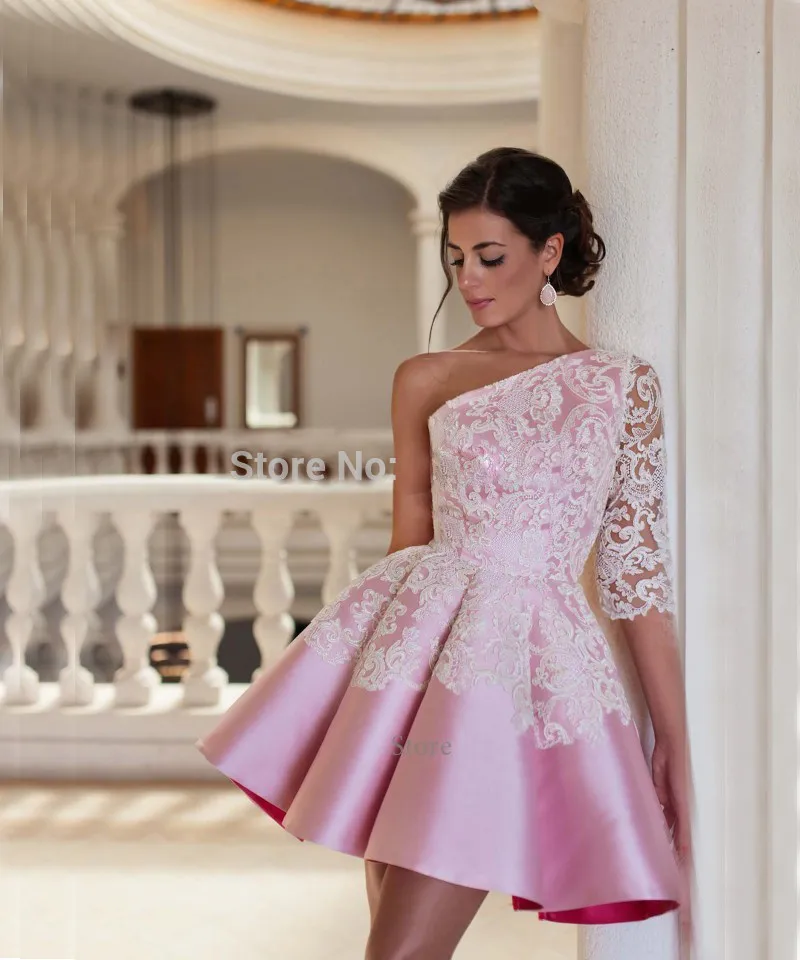 pink short prom dresses 2019