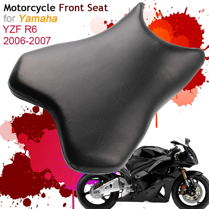 OyOCycle переднее сиденье мотоцикла Кожаная подушка для Yamaha YZF R6 2003 2016 R1 2000 2011| |