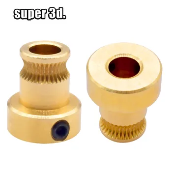 

Drive Gear Copper Extruder Pulley Bore 5mm Feeder Wheel 1.75mm 3.0mm Filament Part For NEMA17 3D Priinters Parts DIY Accessories