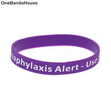 OneBandaHouse 50 шт. Силиконовый браслет с анафилаксисом 5 цветов для взрослых