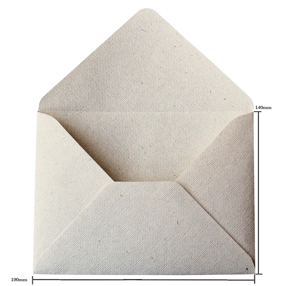 5x7 Vintage texture Envelope for Cards  Blank Envelopes 