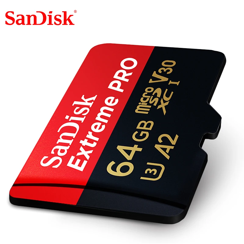 SanDisk Extreme Pro 64 Гб microSDXC UHS-I карта памяти micro SD карта 128 Гб microSDHC TF 170 МБ/с./с класс 10 U3 с адаптером SD