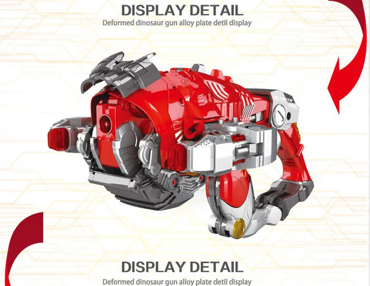 2 в 1 динозавр игрушка пистолет на открытом воздухе спортивные игрушки мягкие пули малыш Airsoft трансформации сплав страйкбол воздушного Пистолеты подарок