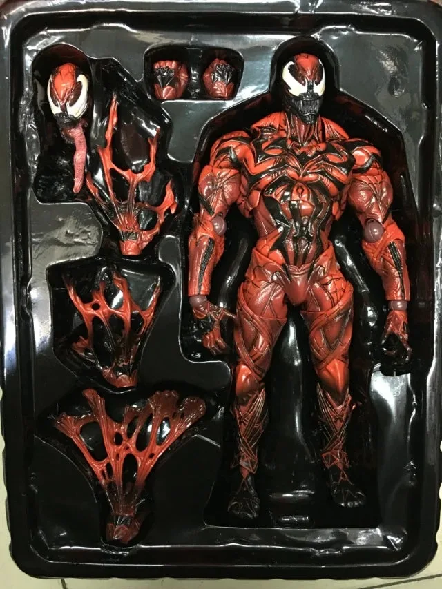 PLAY ARTS 27 см красный Веном фигурка модель игрушки