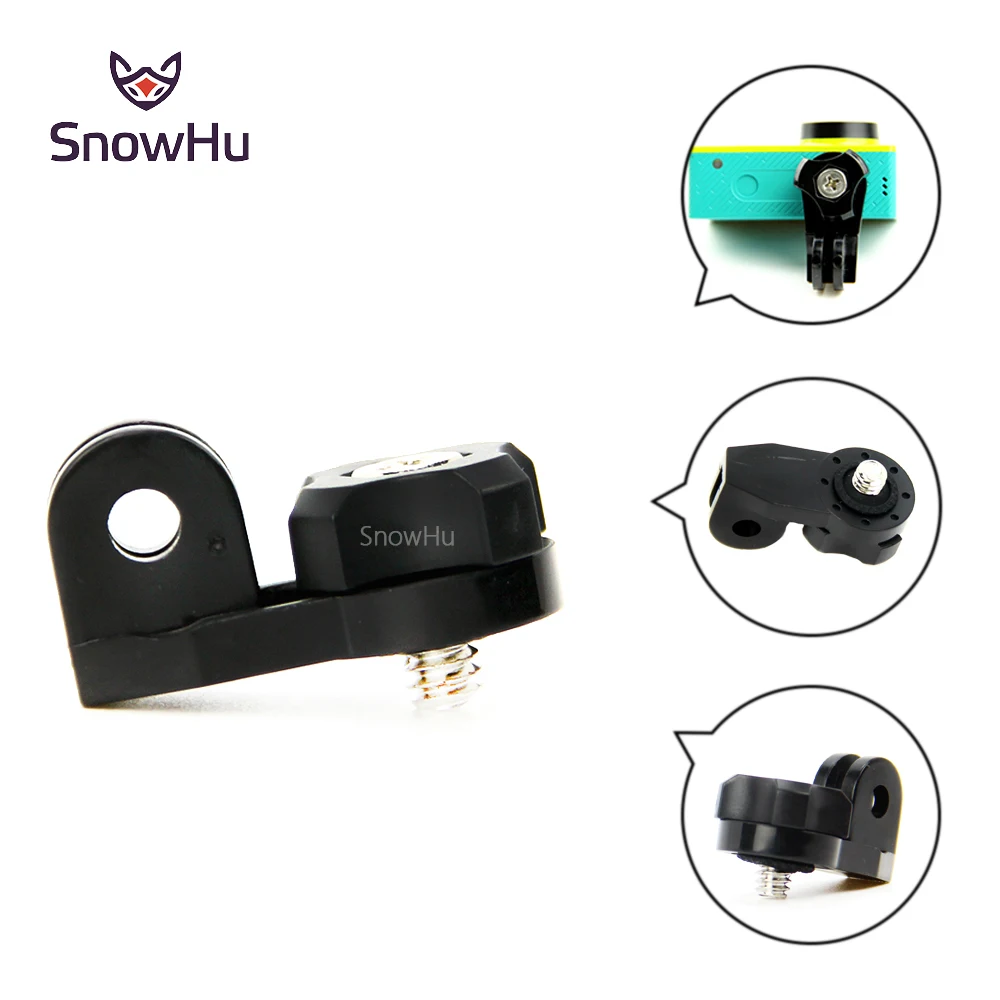 Мостовой адаптер SnowHu для камеры Yi 4K крепления 1/4 дюйма с отверстием винта экшн Sony