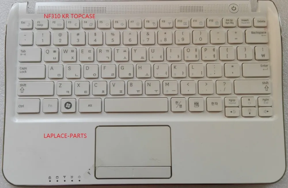 Клавиатура с белой раскладкой KR (Корея) палитрой для SAMSUNG NF310 BA59-03029B | Компьютеры и