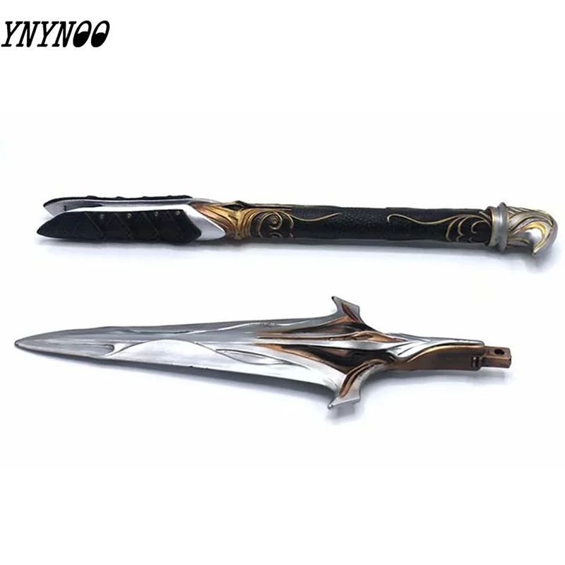 Billig 9th generation Assassins Hülse pfeil Odyssey Leonidas Speer schwert abbildung modell kind geschenk