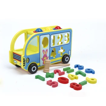 

Chanycore Baby Learning Educational Wooden Toys Geometric Shape Digital Blocks Box Balls Sorting Matching Towable myy Gifts 4141