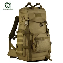 Nuevo 14 iches Portátil Bolsos Del Alpinismo Del Bolso Táctico Militar Del Morral Que Acampa de Los Hombres Senderismo Mochila de Viaje Mochila 55L