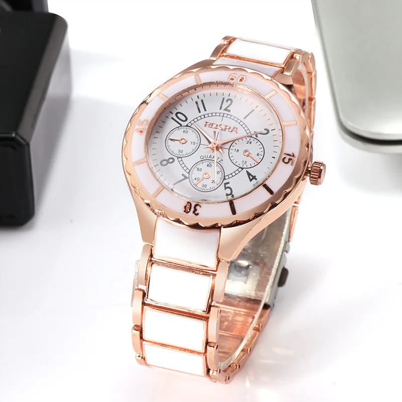Женские часы, полностью стальные часы из розового золота, женские часы для женщин, женские наручные часы bayan kol saati reloj mujer