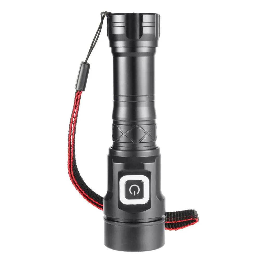 

L2 LED Flashlight USB Rechargable 1500lumen Flashlight Lantern LED Torch Light Zoomable Flash Light Lamp Lighting With USB Cable