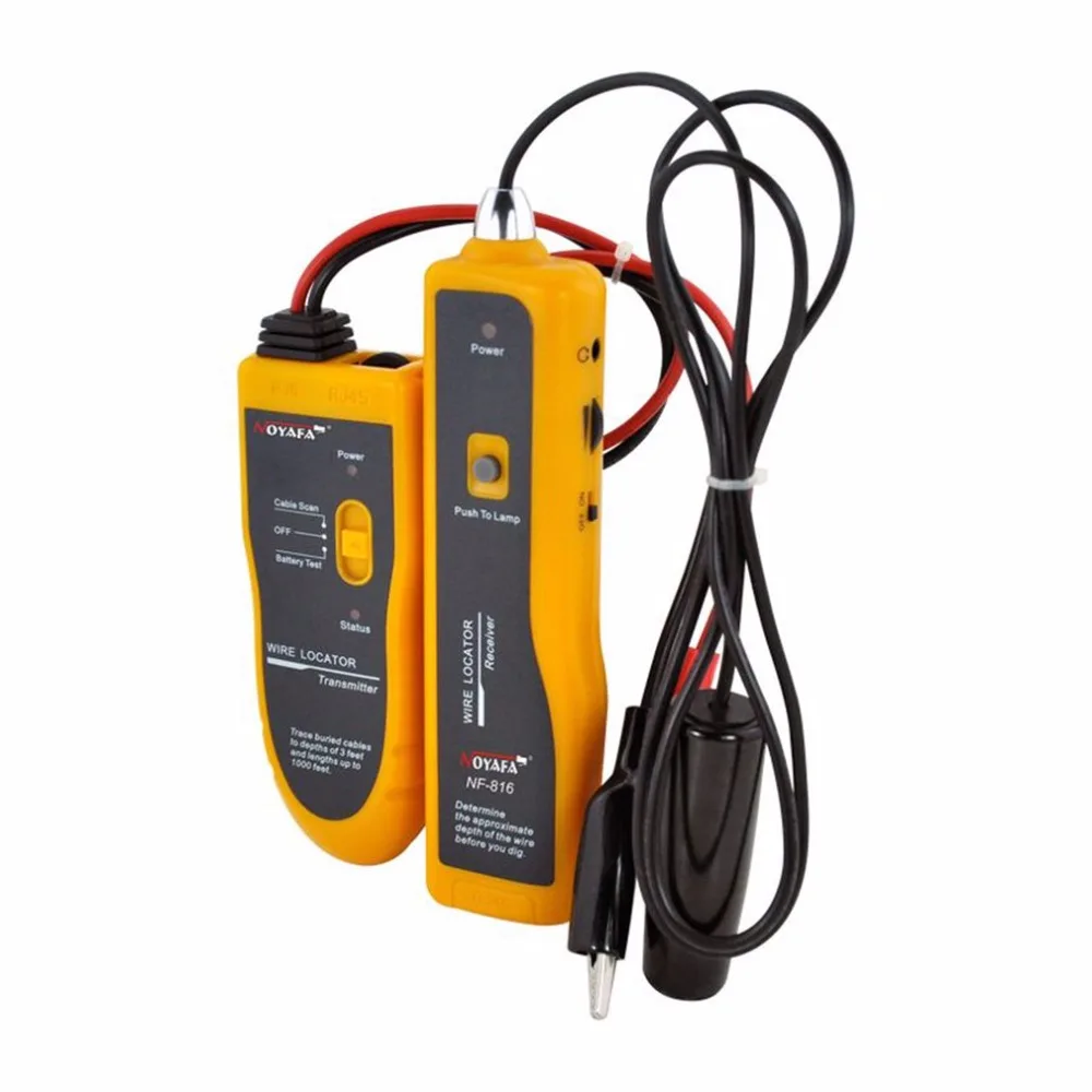 

Noyafa Underground Cable Locator RJ11 RJ45 Cable Finder Telephone Ethernet Network Cable Testing Tool Wire Locator