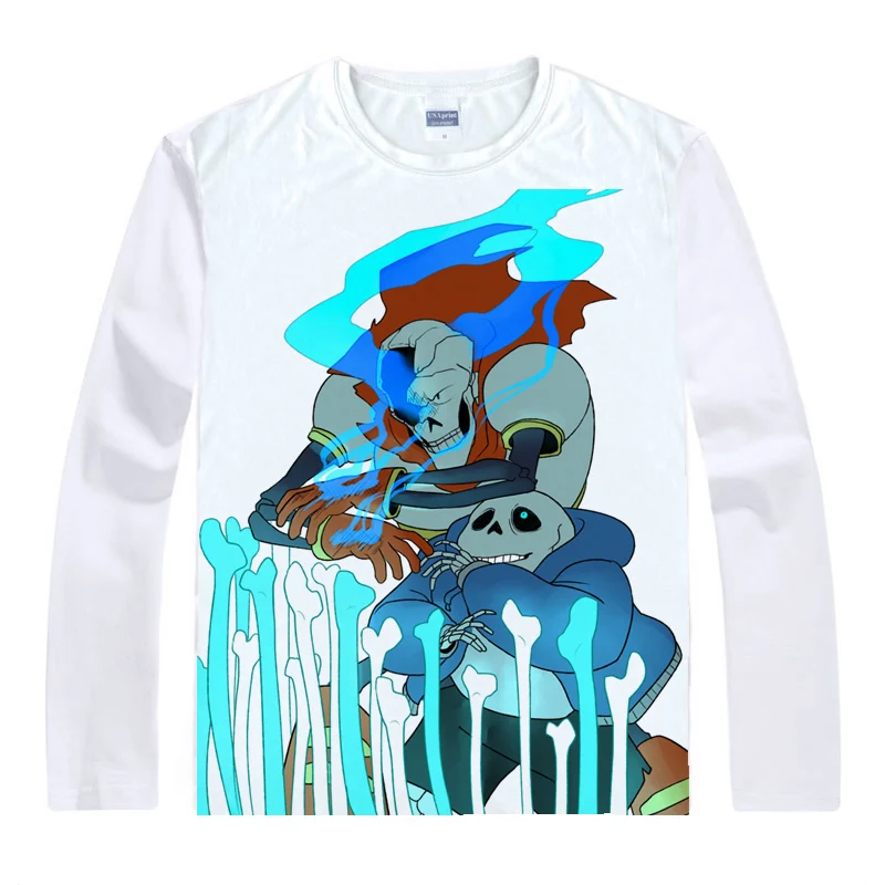 Футболка Coolprint с аниме Тоби лиса Undertale футболки в разных стилях длинным рукавом
