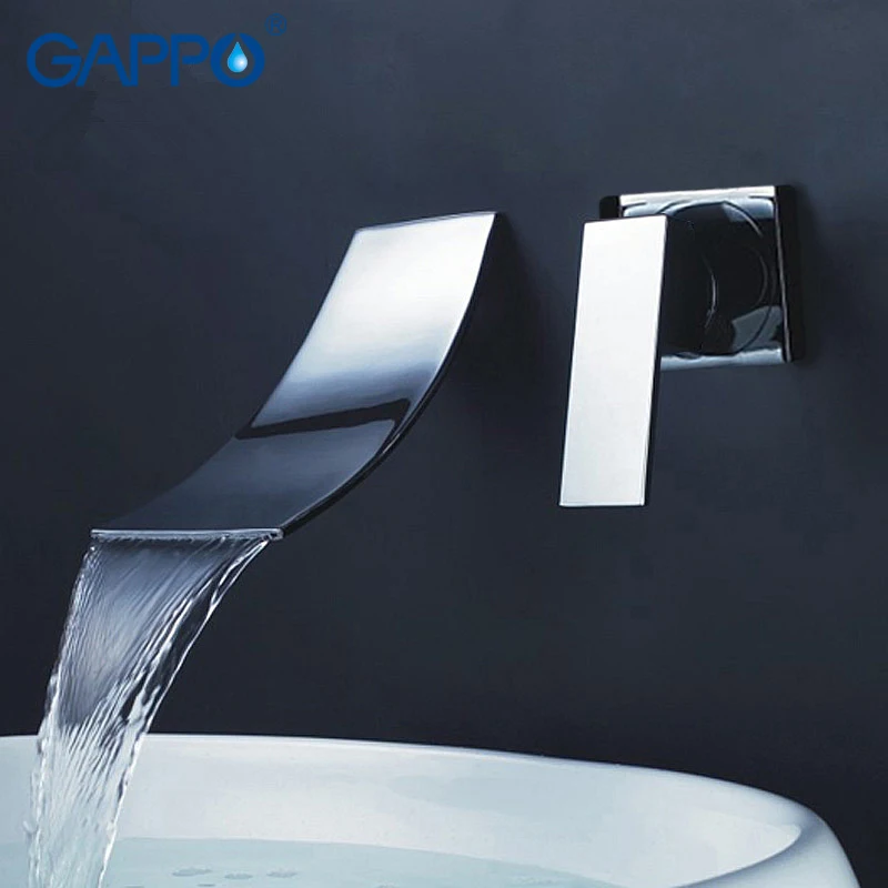 

GAPPO Basin Faucets basin waterfall bathroom mixer shower faucets bath water mixer taps Wall Mounted Faucets taps