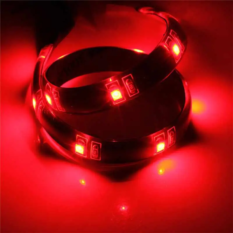 'Best' 2 шт 30 см Гибкие 15 LED SMD Водонепроницаемые полосы 5050 яркие огни 12В для