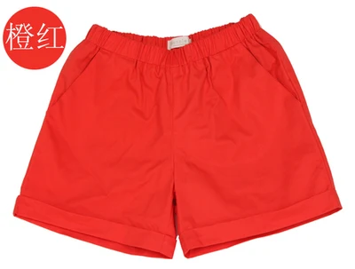 Весенне-летние женские повседневные шорты, дамские Большие размеры, одноцветные свободные шаровары размера плюс, шаровары в стиле хип-хоп, пляжные универсальные шорты S-4XL - Цвет: Красный