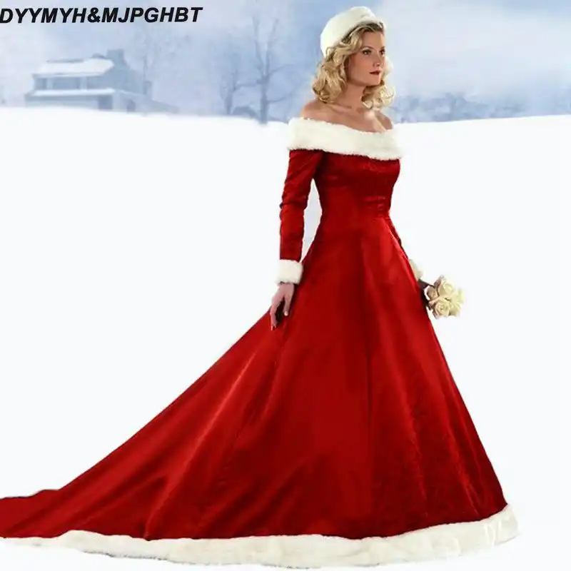 red winter bridesmaid dresses