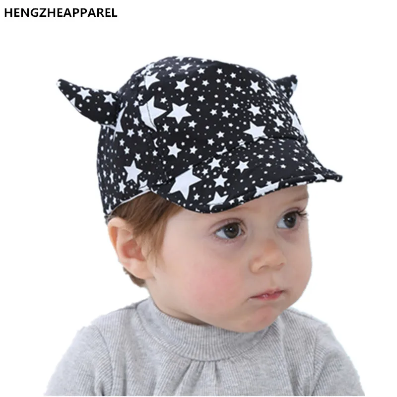 

High quality cotton Cartoon star bunny lemon PIPE kids Boys Girls Hat Gorras planas cosplay summer spring beanies children caps