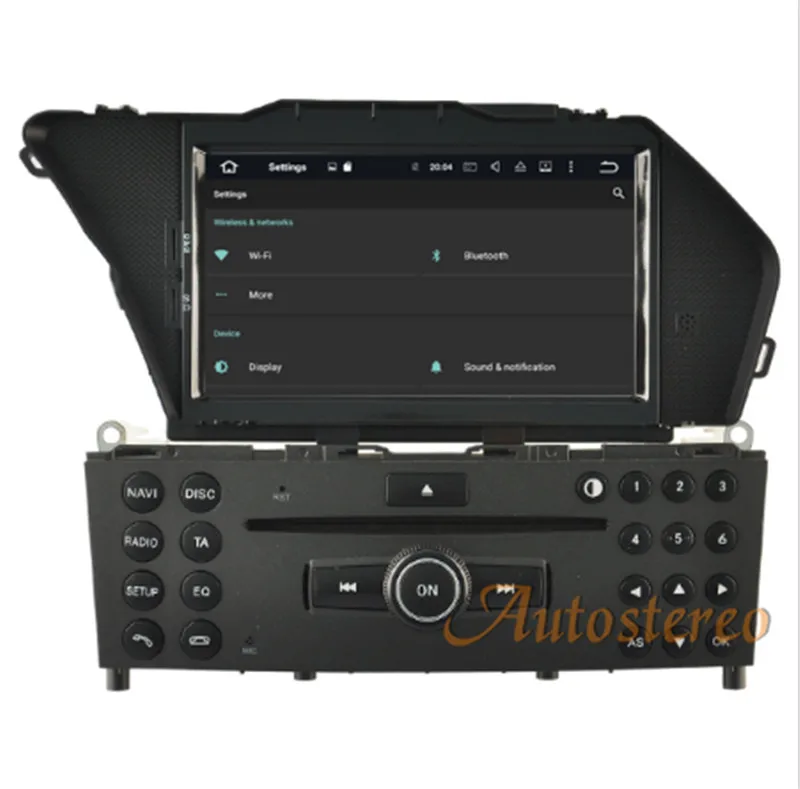Cheap Android 9.0 Car DVD Player GPS Navigation Radio Stereo For BENZ GLK 2008-2010 HD Satnav multimedia CD radio 1