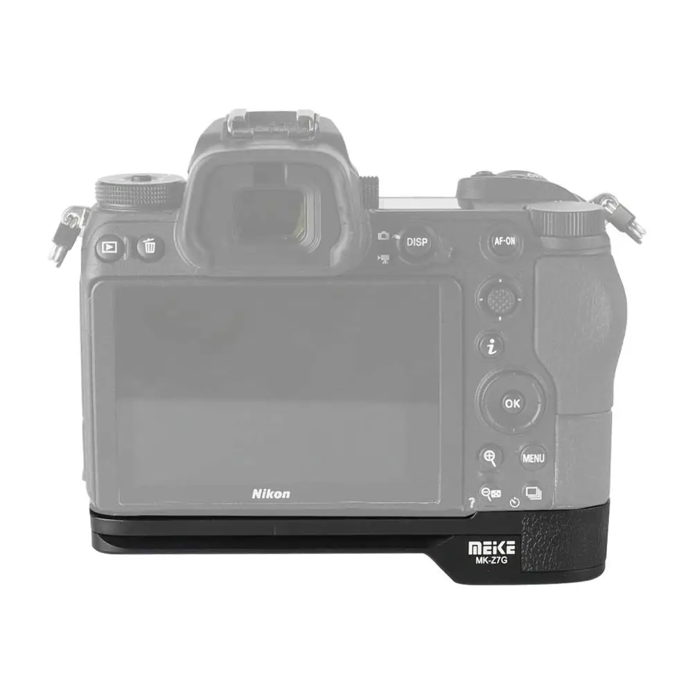 Meike MK-Z7G para nikon z6 z7 liga de alumínio aperto mão placa liberação rápida l suporte