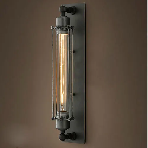 Ikea American Flute Retro Nostalgia Wrought Iron Wall Lamp