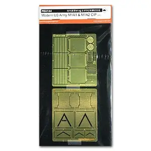 

KNL HOBBY Voyager Model PEA144 M1A1 / 2 Abrams main battle tank with the enemy identification plate metal etching pieces