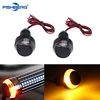 Clignotant pour moto, indicateur lumière LED, Led, 2 pièces, barre de poignée, guidon, indicateur étanche ► Photo 1/5