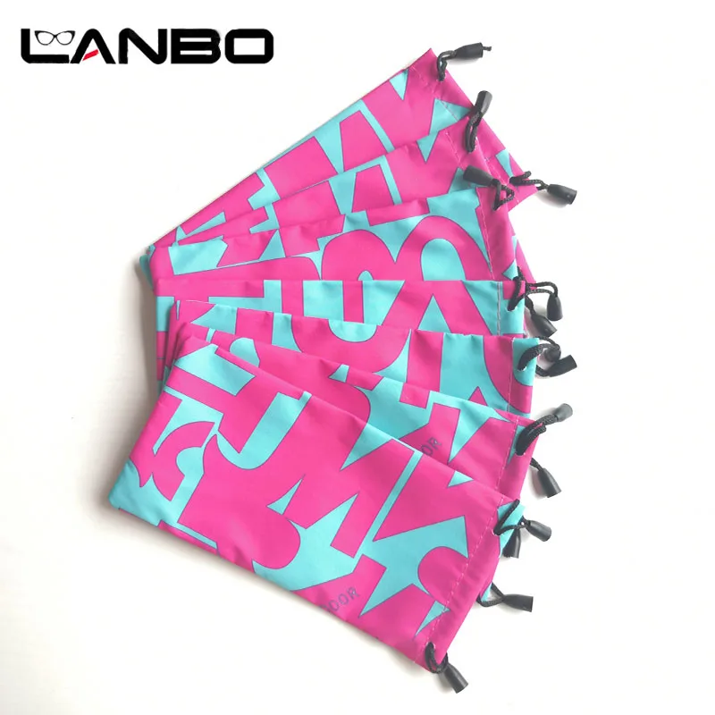 LANBO 100 шт./лот чехлы для защиты стекла солнцезащитные очки сумка хранения с