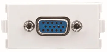 

Home theater accessory, VGA Wall Plate Module(Terminal) 201,VGA Wall Plate, VGA wall face plate, white plastic wall plate
