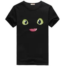 How To Train Your Dragon 2 T Shirt Casual T-Shirt Toothless Short Sleeve 100% Cotton Street Tshirt Tops for Men and Women
