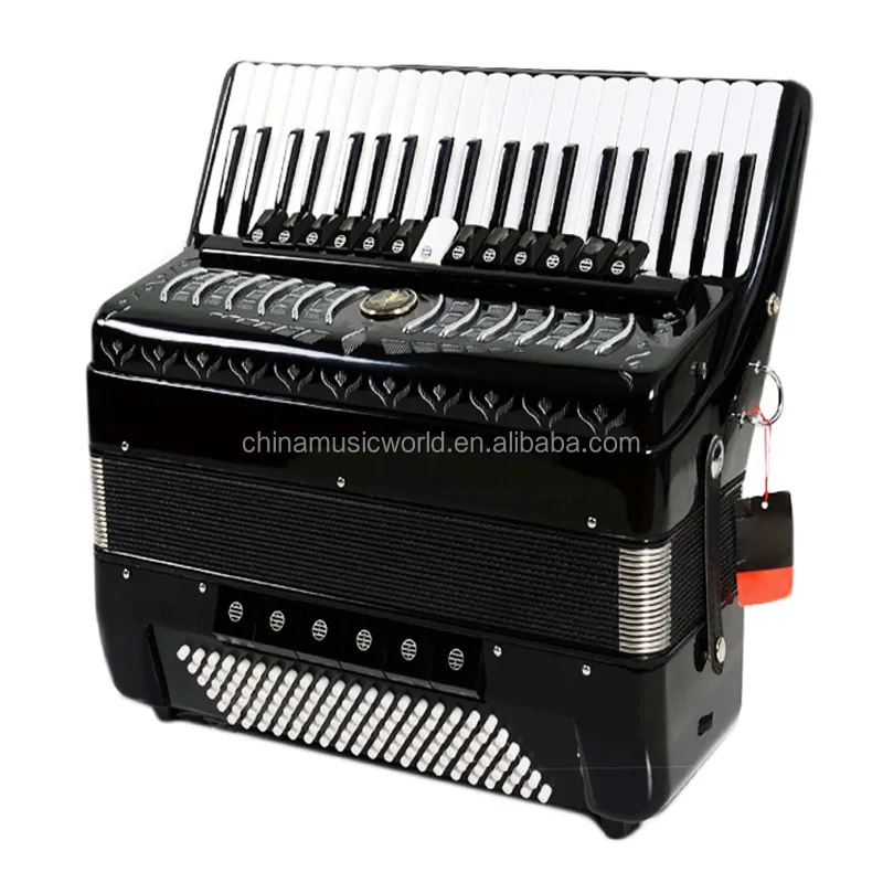 Afanti high quality 41keys 120Bass Piano Accordion AFA-12  classic black color