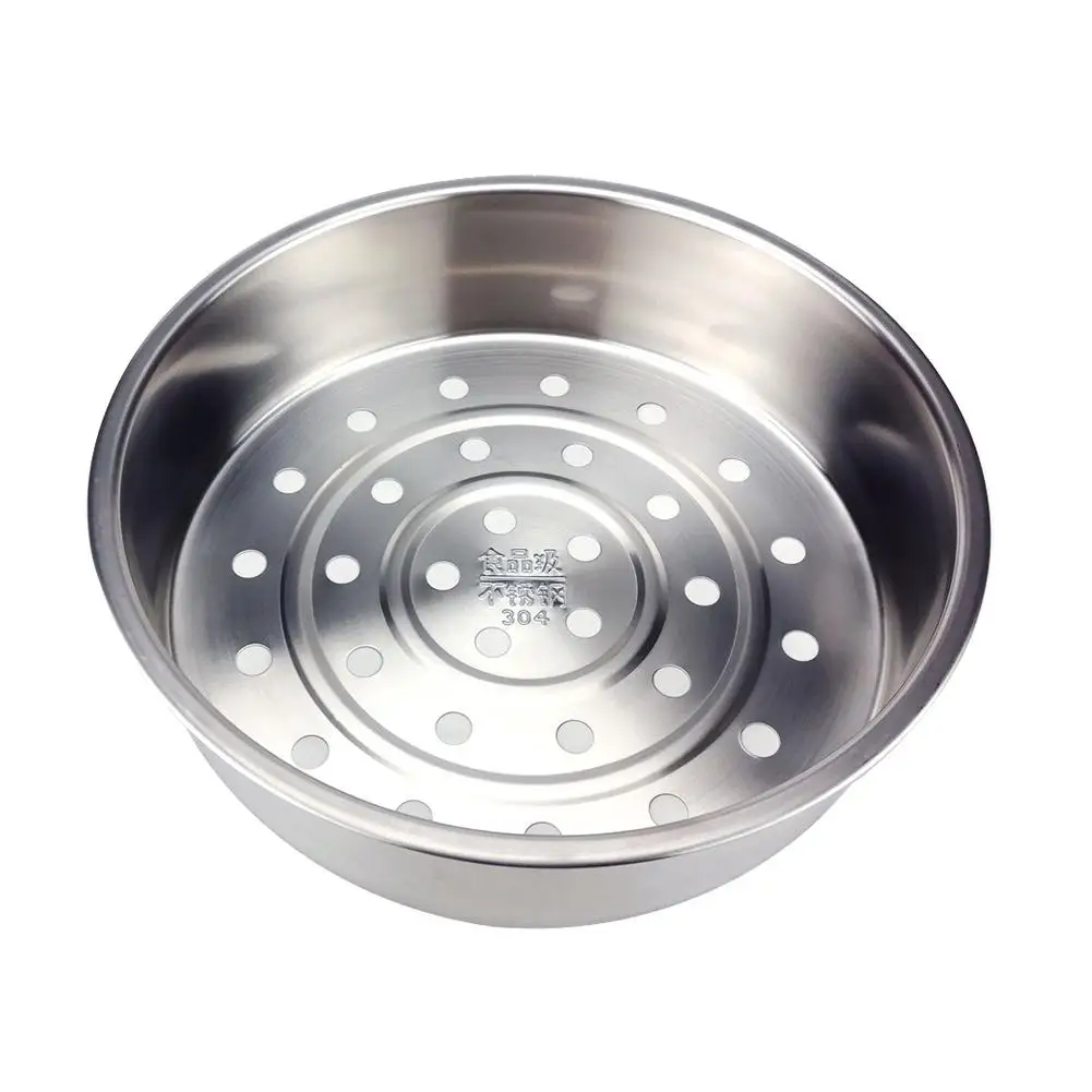 

304 Stainless Steel Steamer Thickening Deepening Rice Cooker Steaming Basket Steaming Basket Vegetable And Fruit Drain Basket