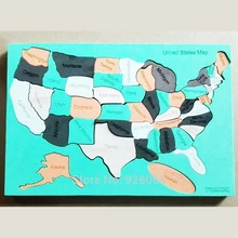 Карта США 3D пазлы/Развивающие детские игрушки для детей/игра-головоломка тетрис/игра-головоломка АЛФАВИТ для дошкольников